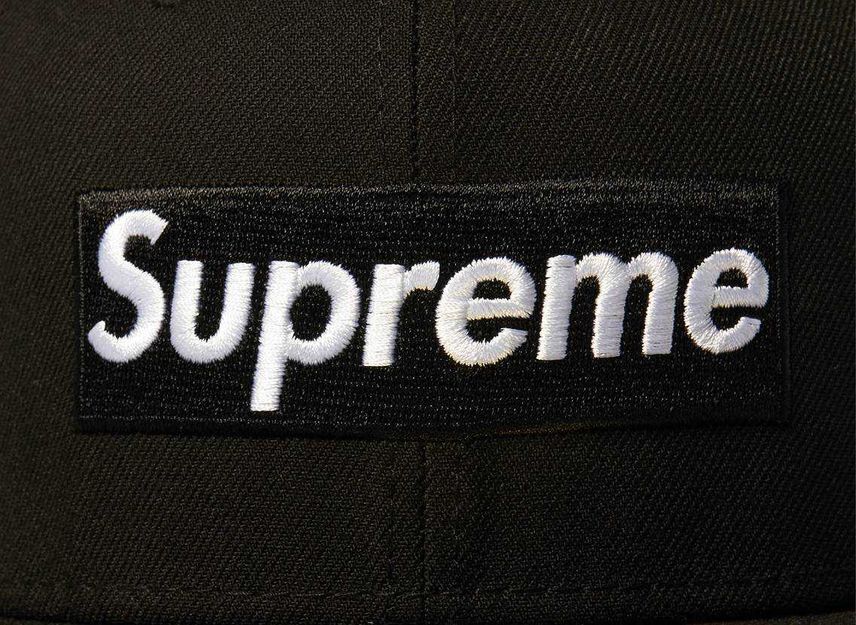 Supreme Box Logo Mesh Back New Era Black (22SS) image 3