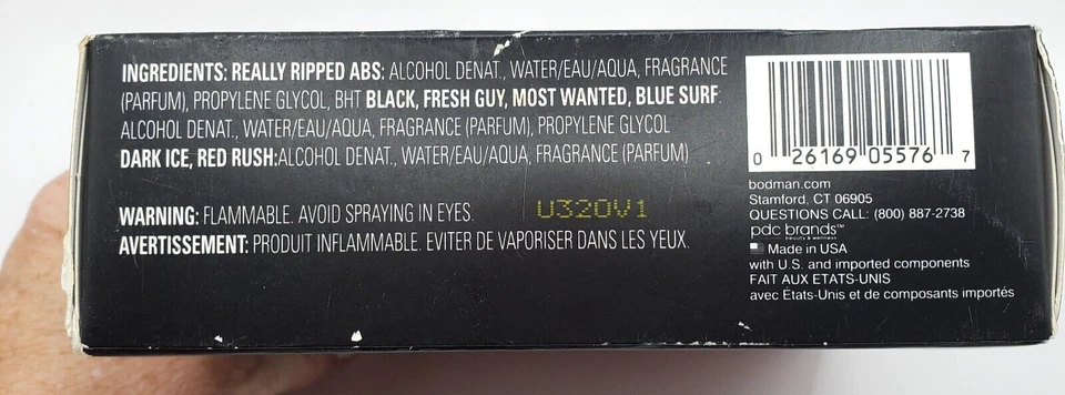 Spray corporal BOD Man 4 Pak 1,8 fl. oz cada uno Foto 3 de 4