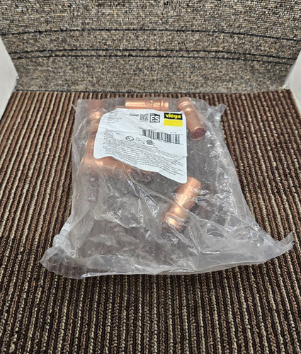 (QTY 10) Viega 78077 ProPress 3/4" x 1/2" Copper Reducer Fittings FTG x Press