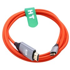 USB-C to HDMI Cable 4K 60p for Laptop Tablet to HD TV Monitor Projector Displ...