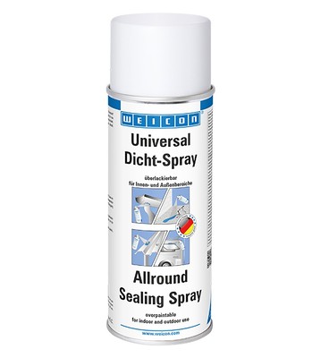 WEICON 10052245 (11554400) Universal Dicht-Spray 400 ml, schwarz