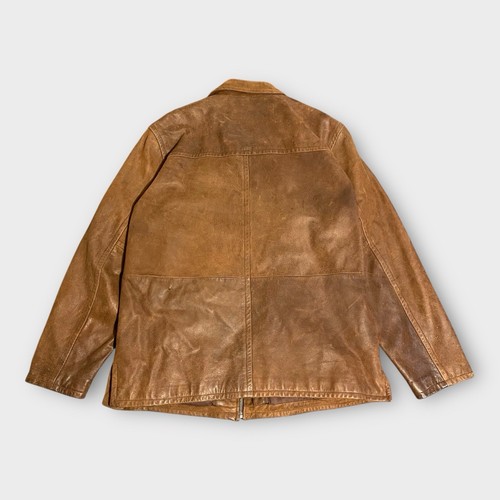 Wilsons Leather Jacket Men Large Brown Suede M Julian Western Outdoor Bikercore - Picture 2 of 20
