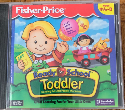Fisher Price Ready For School Toddler PC CD Rom Game | eBay