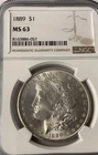 1889 - P Morgan MS63