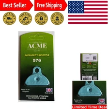 High-Quality Baby Blue Dog Training Whistle - Perfect for Shepherds at 100 dBA