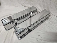 Small Block Chevy Chrome Aluminum Valve Covers
