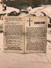 Santino Esorcismo vecchia fotocopia