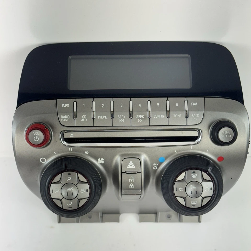 Chevy Camaro 2010 2011 2012 receptor de panel de control de radio clima 92235960 OEM Foto 2 de 4