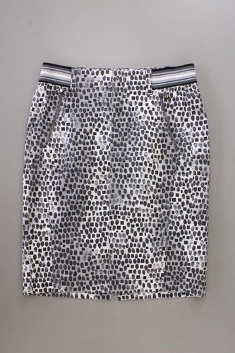 ✨ Marc Cain Rock für Damen Gr. 36, S mit Tierdruck grau aus Baumwolle ✨ - Bild 5 von 8
