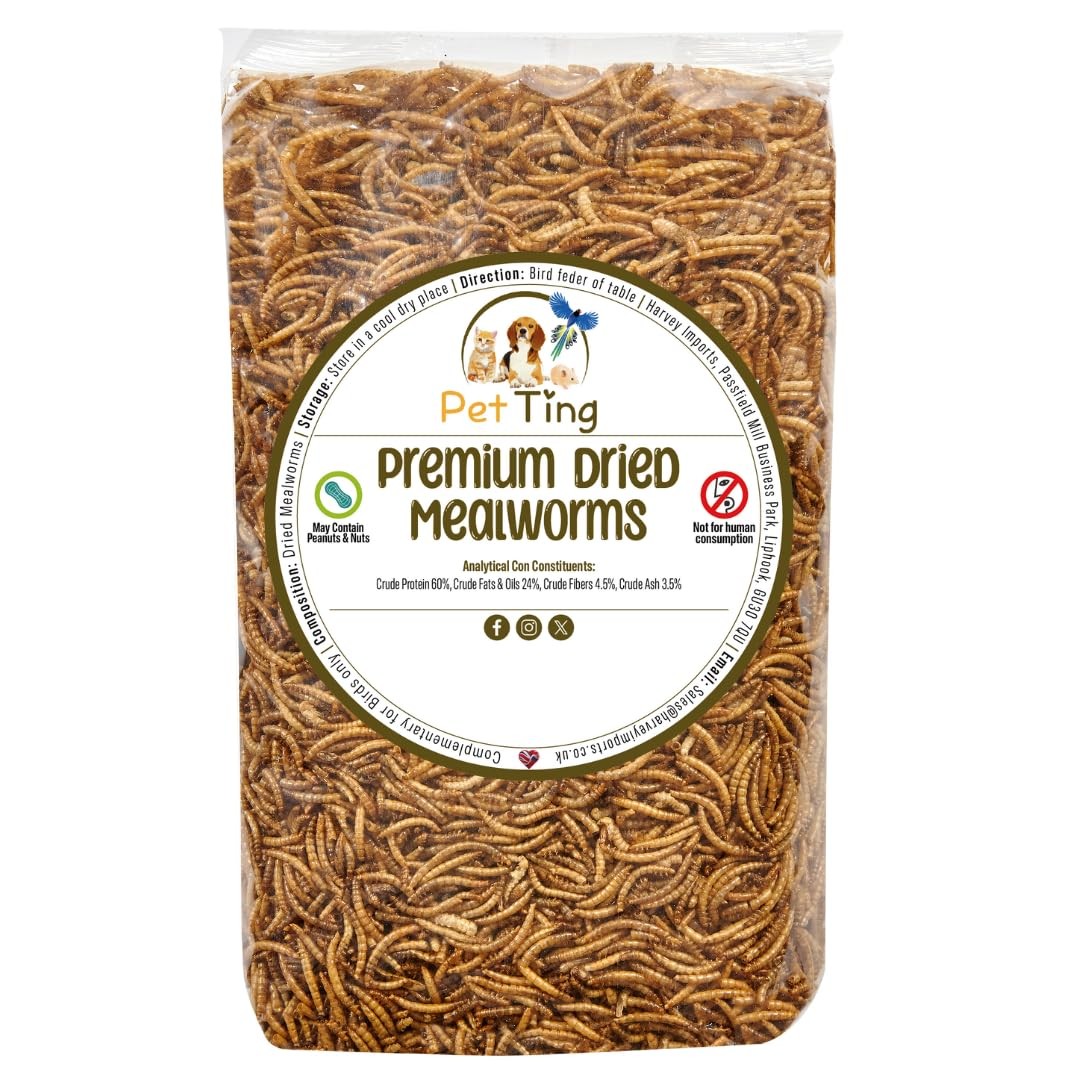Premium Dried Mealworms, 5L Bag - Image 7