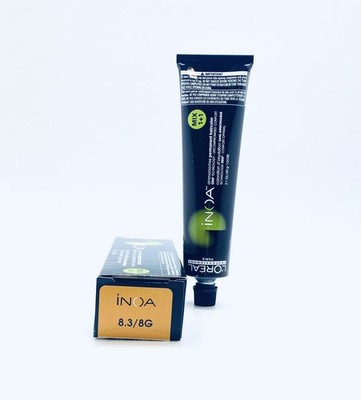 Loreal Inoa Ammonia Free Hair Color 8.3/8G 2.1 oz