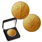 2026 1 OZ .999 Silver American Eagle Coin 24k Gold Layered