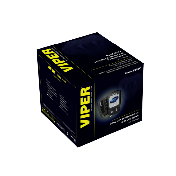 VIPER 5908V / 2-WAY COLOR REMOTE START & SECURITY SYSTEM / ALARM W