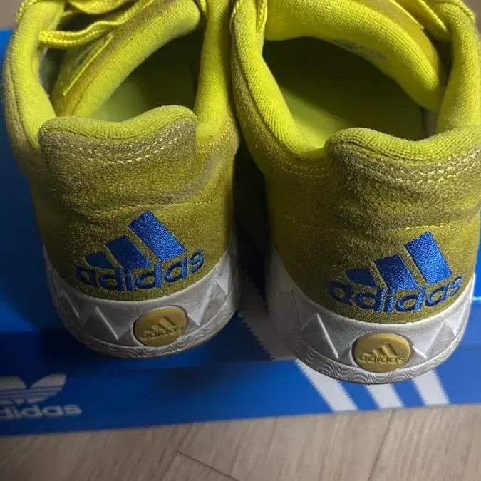 Adidas Adimatic Bright Yellow & Blue Sneakers, 245-250