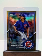 2025 Topps Mitchell & Ness Gold Foil /50 Shota Imanaga 11 Cubs