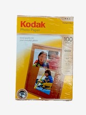 KODAK Photo Paper Gloss -Instant Dry 4" x 6" 100 Sheets 6.5 mil Thickness. New