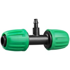 12 Pack Drip Irrigation Fittings for 1/2 Inch to 1/4 Inch Tubing Reducing Tee