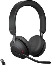 Image of Jabra Evolve2 65 Stereo Wireless Headset (MS Teams, USB-C) - Black