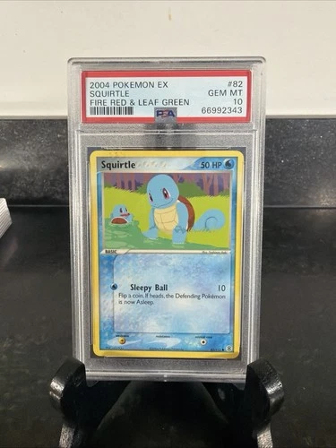 2004 POKEMON EX FIRE RED & LEAF GREEN #82 SQUIRTLE PSA 10