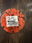 Vintage DLF  Fenton Glass Orange Swung Vase 9.5”