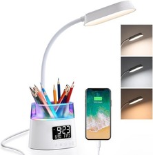 ED Desk Lamps for Home Office with Pen Holder