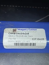 NIAGARA CUTTER 3/4" Solid Carbide Ball End Mill 4 Flute TiAlN CB430 N54006 USED