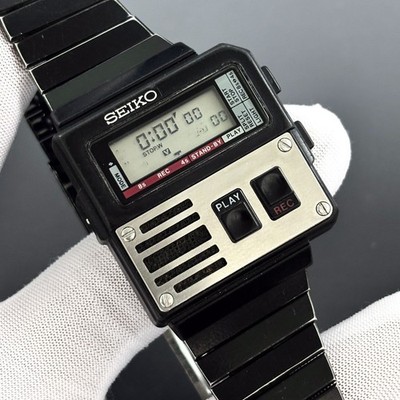 Rare Vintage Seiko Ghostbusters Voice Recorder Digital Japan Men