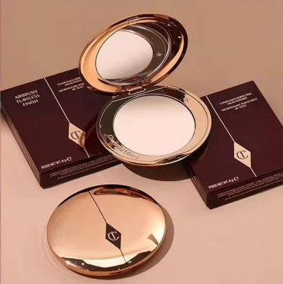 Charlotte Tilbury Airbrush Flawless Finish - Pressed Powder - 1 Fair & 2 Medium