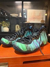 Nike Air Foamposite One Men s Green/Black/Blue Mid Top Lace Up Basketball