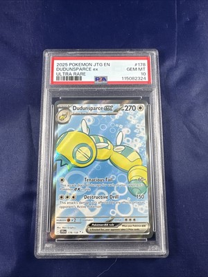 Dudunsparce ex 2025 Pokemon Journey Together 178/159 Ultra Rare