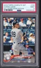 2018 Topps Complete Set #193 AARON JUDGE LL All-Star Game Stamp MT Graded PSA 9
