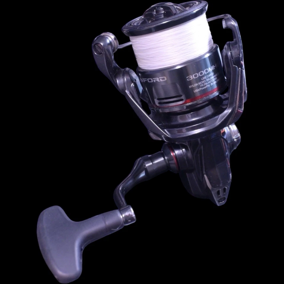 Carrete giratorio Shimano 24 Vanford 3000MHG envío usado JAPÓN Foto 4 de 4