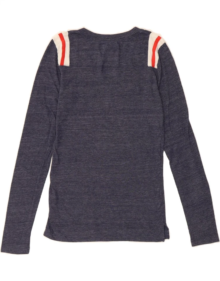 NFL Womens New England Patriots Graphic T-Shirt Top UK 10 Small Navy Blue CZ51 - Image 2 of 3