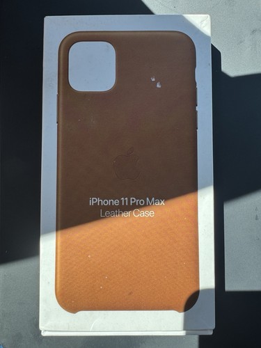 Genuine Original Apple iPhone Leather & Leather Folio & Silicone Case - Open box - Afbeelding 1 van 3
