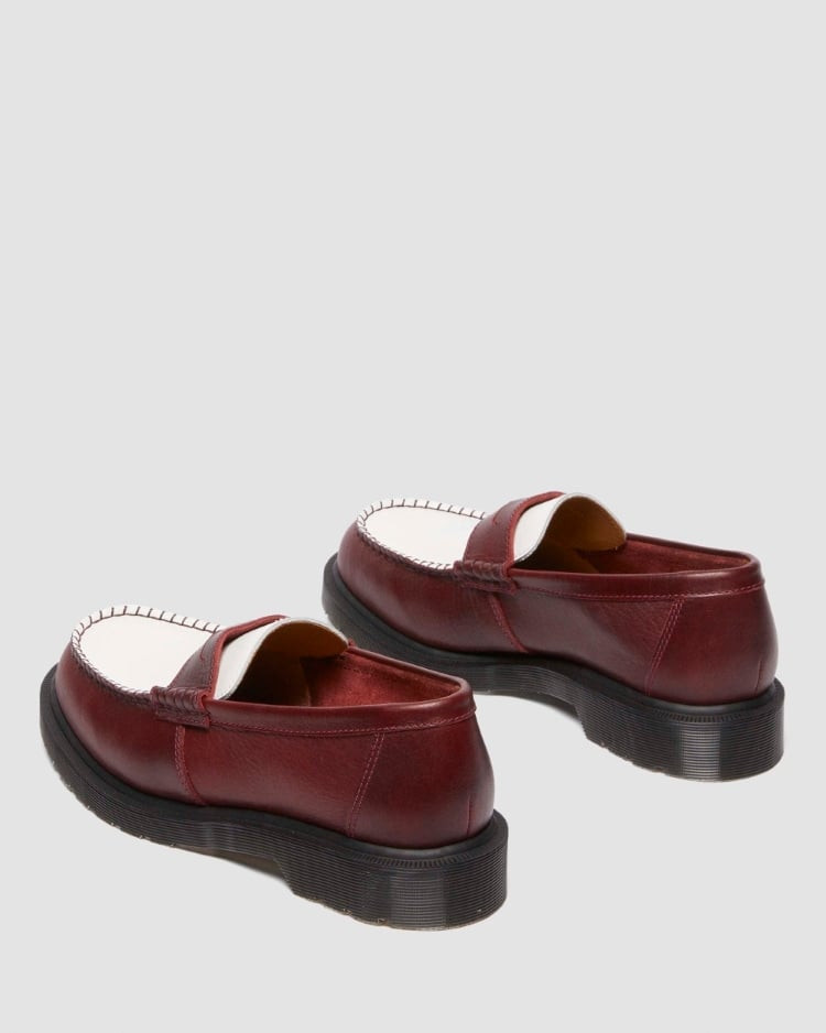 Dr.Martens Penton Burgundy White Brown 40635600 Men's Size image 3