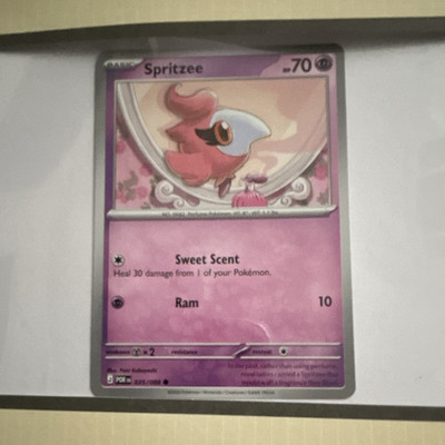 Pokémon Nintendo Spritzee 035/162 BREAKthrough Common Basic 70 HP English