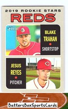 2019 Topps Heritage #36 2019 Rookie Stars (Blake Trahan / Jesus Reyes)