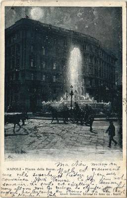 CPA NAPOLI Piazza della Borsa ITALIEN (15249)