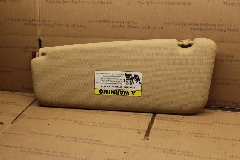 BMW 550i E60 2007 pasajero derecho parasol sombra beige tostado tela Foto 2 de 4