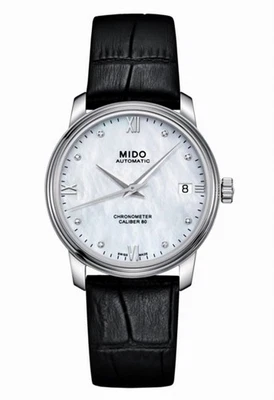 Mido Baroncelli Damenuhr Automatik Cal. 80 Chronometer Diamanten M0272081610600 - Bild 1 von 4