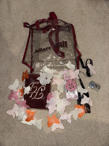 Hilary Duff the Lucky me tour VIP merch bag con confetti inclusi prezzo ebay