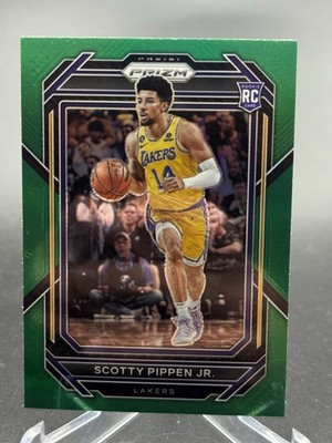 Scottie Pippen Jr. #232 Green Prizm Rookie 2022-23 Panini RC Lakers  