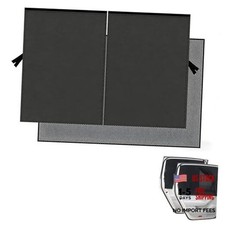 2 PCS Car Window Shades, Double Layer Sun Blocking Heat Insulation Car Window
