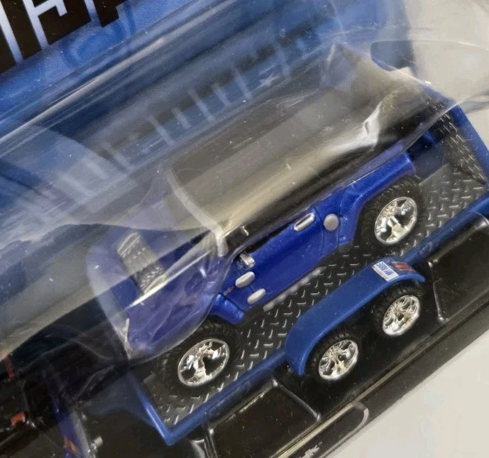 Maisto All Stars Elite Transport HUMMER H2 SUV / Hummer HX Blue 1/64 - Image 4 of 4