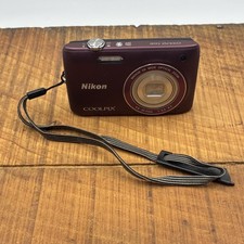 Nikon COOLPIX S4100 5x Optical Zoom Digital Camera Purple Audio Recording