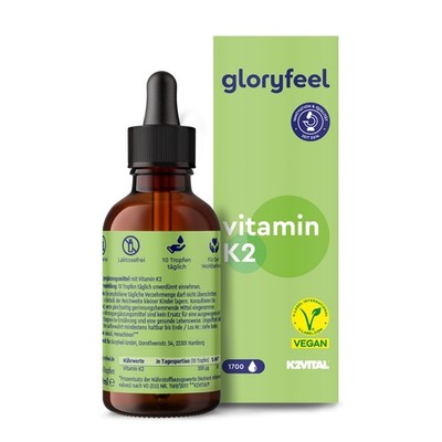 Vitamin K2 MK-7 - 200µg pro Dosis - 1700 Tropfen (50ml)  - K2VITAL  von Kappa