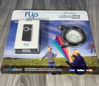 NEW Cisco Ultra HD Flip Video Camera 2 Hour 8GB Memory w HDMI