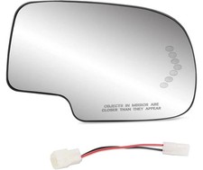 Passenger Side Heated Mirror Glass Replacement for 2003-2007 Escalde GMC Tahoe