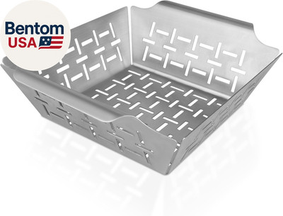 Grill Basket for Veggies, 7'' Grilling Basket Replacement for Weber Grills Basket