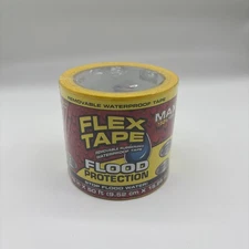 Flex Seal Flex Tape Rubberized Waterproof Repair Tape  3.75 in. X 50 ft. Yellow
